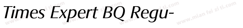 Times Expert BQ Regu字体转换